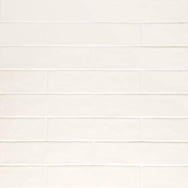 Bedrosians Clara 2.75" x 11" Matte Porcelain Tile in Ivory | Item Code 100000800