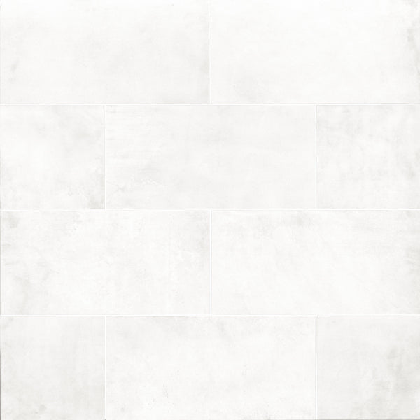 Bedrosians Wave 12" x 24" Honed Porcelain Tile in Ice | Item Code 100001512