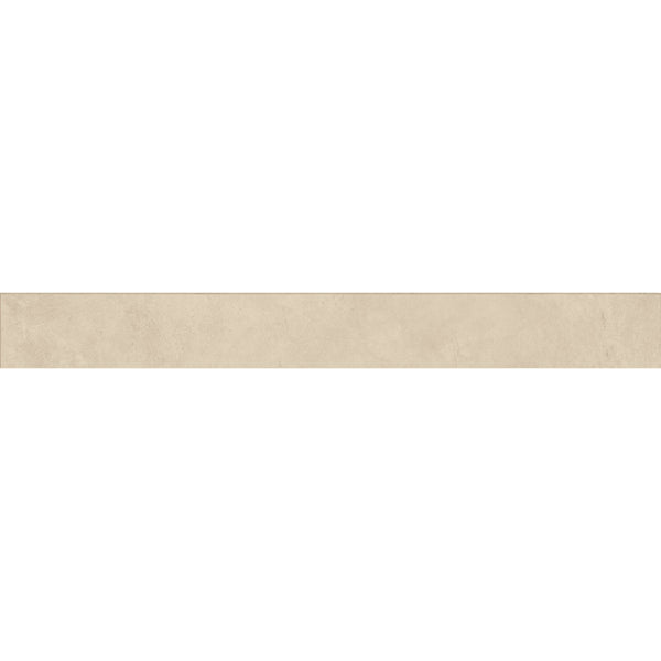Bedrosians Wave 3" x 24" Honed Porcelain Bullnose in Sand | Item Code 100001532