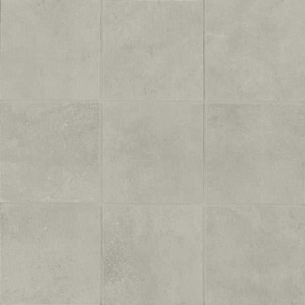 Bedrosians Wave 4" x 4" Honed Porcelain Mosaic Tile in Ash | Item Code 100001536