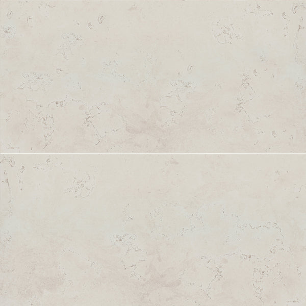 Bedrosians Thaddeus 24" x 48" Matte Porcelain Tile in White | Item Code 100001945