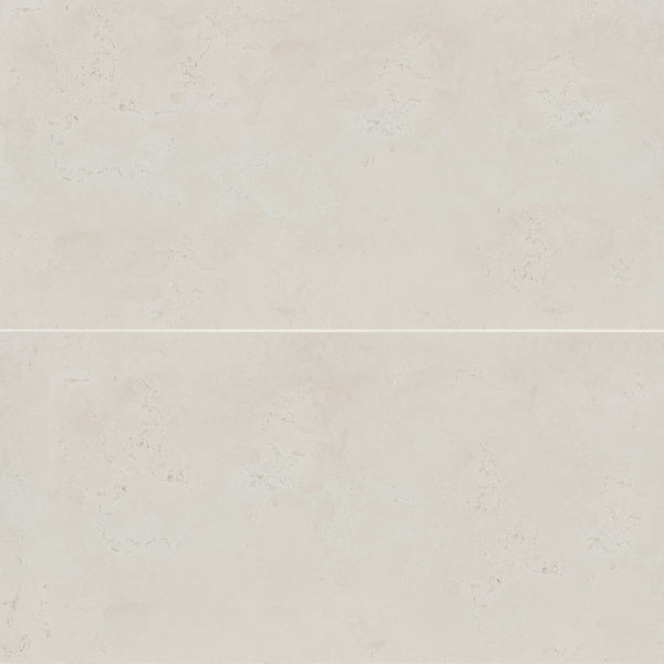 Bedrosians Thaddeus 24" x 48" Matte R11 Anti-Slip Rated Porcelain Tile in White | Item Code 100001950