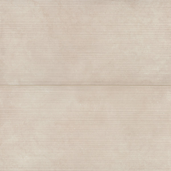 Bedrosians Thaddeus 24" x 48" Matte Porcelain Decorative Tile in Creme | Item Code 100001957