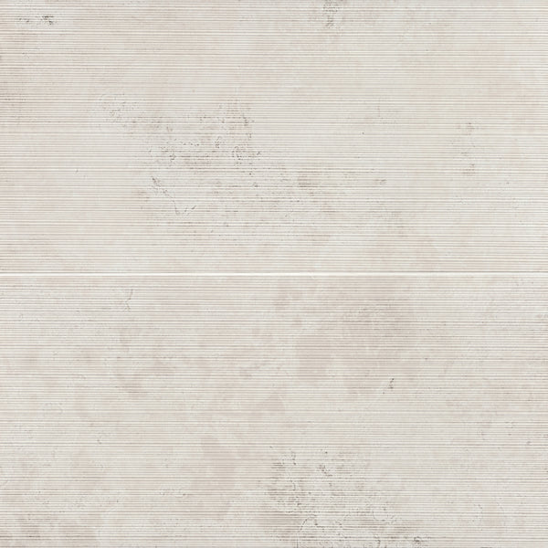 Bedrosians Thaddeus 24" x 48" Matte Porcelain Decorative Tile in White | Item Code 100001960