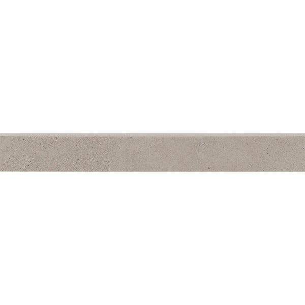Bedrosians Thaddeus 3" x 24" Matte Porcelain Bullnose Trim in Taupe | Item Code 100002868