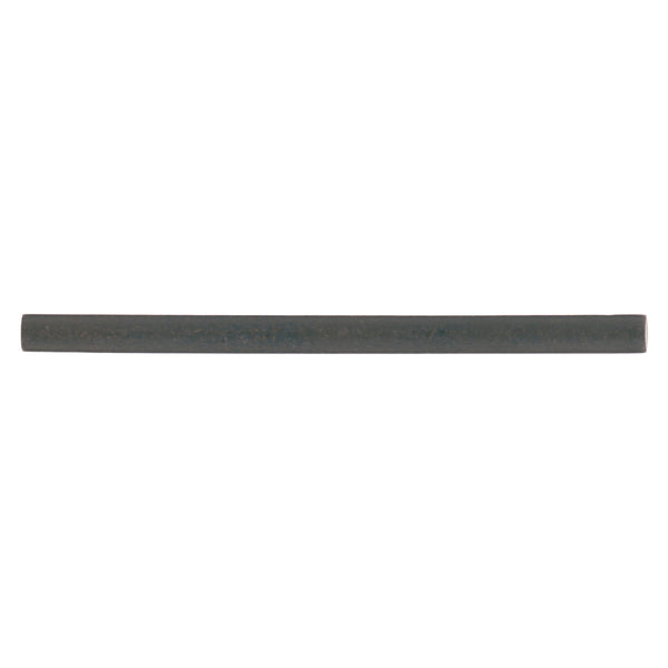 Bedrosians Celine 0.5" x 8" Matte Porcelain Jolly Trim in Black | Item Code 100003145