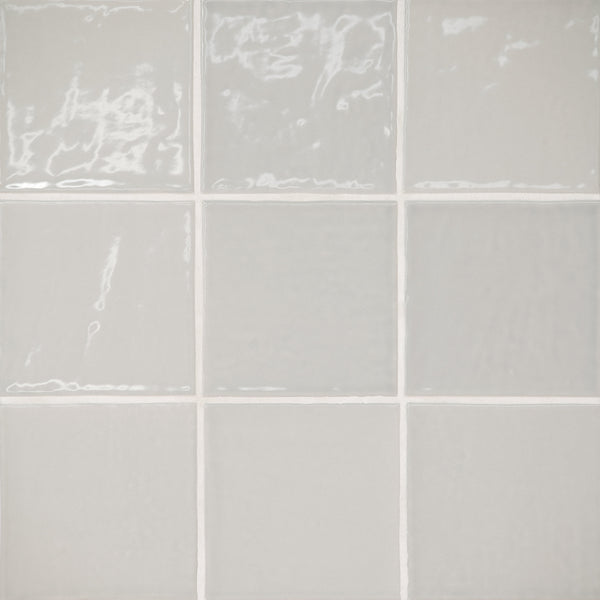 Bedrosians Marin 4" x 4" Ceramic Wall Tile in Pebble Gray | Item Code 100003167