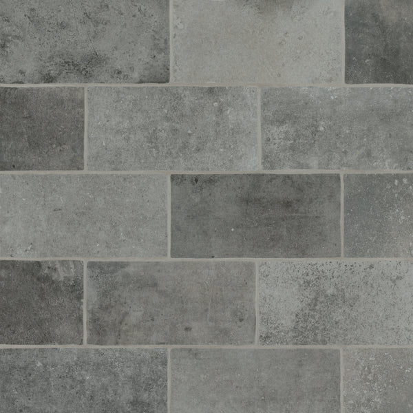Bedrosians Montana 5" x 10" Matte Brick-Look Porcelain Field Tile in Big Sky | Item Code 100004019