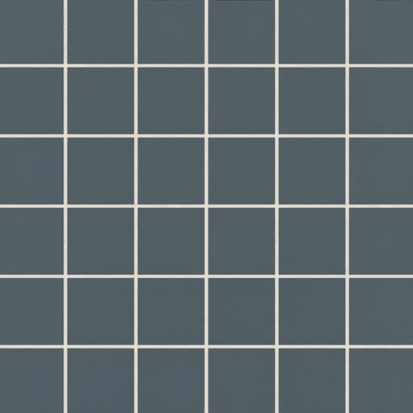 Bedrosians Marin 2" x 2" Square Matte Porcelain Mosaic in Midnight Tide | Item Code 100004797