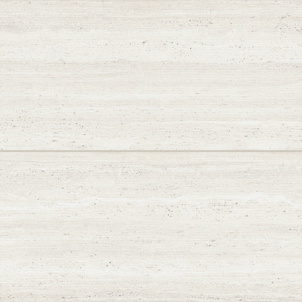 Bedrosians Sensi Roma 24" x 48" Satin Porcelain Wave Deco in White | Item Code 100005400