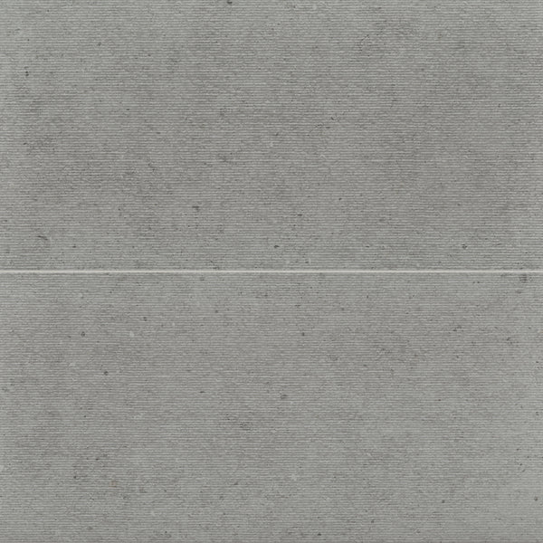 Bedrosians Poetry Stone 24" x 48" Satin Porcelain Deco in Grey | Item Code 100005410