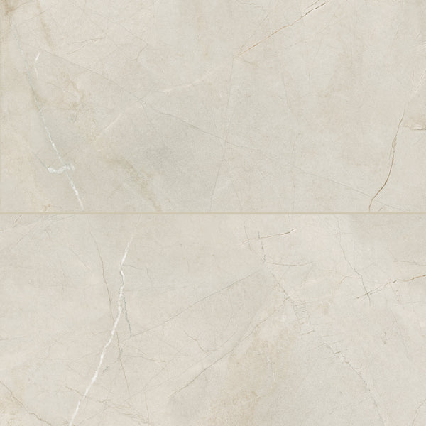 Bedrosians Crema Marfil 24" x 48" Polished Porcelain Field Tile | Item Code 100005416