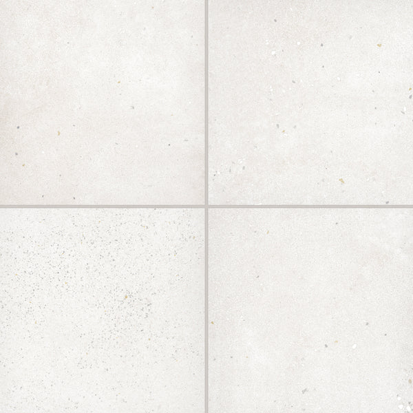Bedrosians Area 51 24" x 24" Matte Porcelain Field Tile in White | Item Code 100005494