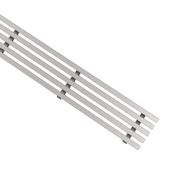 Bedrosians Oatey Showerline Drain Cover - Lines 40" Brushed SS #LINES40 | Item Code 100006545