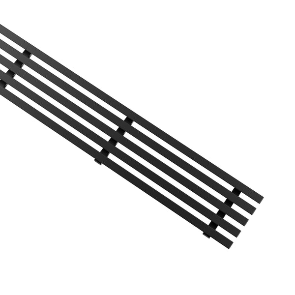 Bedrosians Oatey Showerline Drain Cover - Lines 48" Black Matte #LINES48-MB | Item Code 100006558