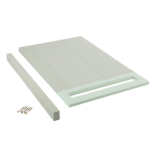 Bedrosians Oatey Showerline Shower Pan Assembly Kit to use with PVC 32" #SLP | Item Code 100006560