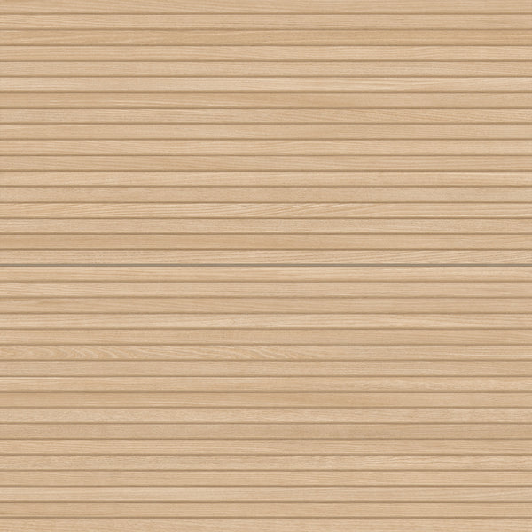 Bedrosians Strata 24" x 48" Ribbed Matte 3D Deco Porcelain in Haya | Item Code 100007799