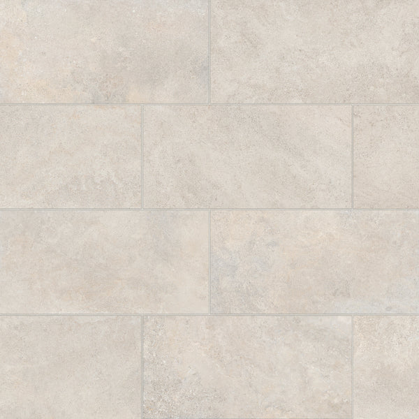 Bedrosians Ikonite 12" x 24" Honed Porcelain Field Tile in Light | Item Code 100008622