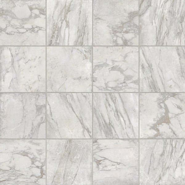 Bedrosians Antica Roma 12" x 12" Matte Porcelain Tile in Grigio | Item Code 100009095