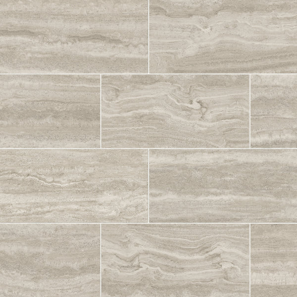 Bedrosians Tivoli 12" x 24" Natural Matte Porcelain Field Tile in Terra | Item Code 100010014
