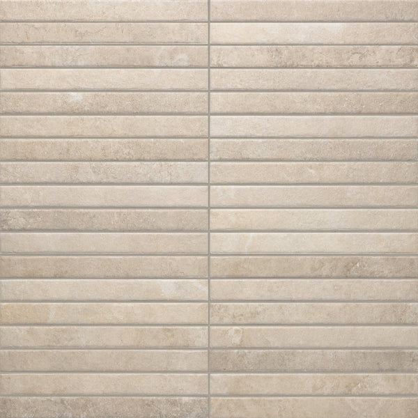 Bedrosians Trulli Sabbia 1.5x15 Glazed Porcelain Field Tile Matte | Item Code 100010169