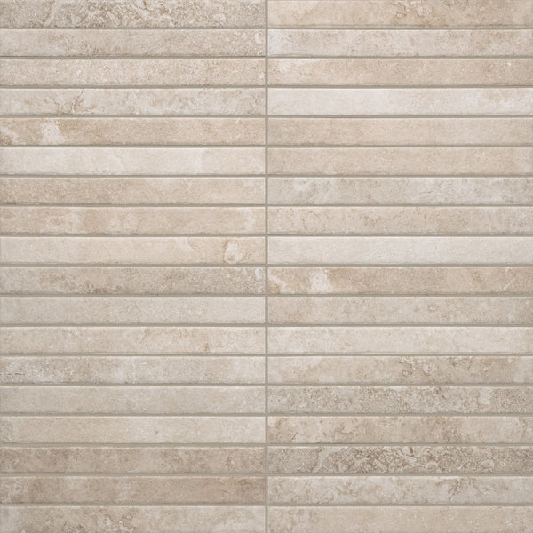 Bedrosians Trulli Tortora 1.5x15 Glazed Porcelain Field Tile Matte | Item Code 100010170
