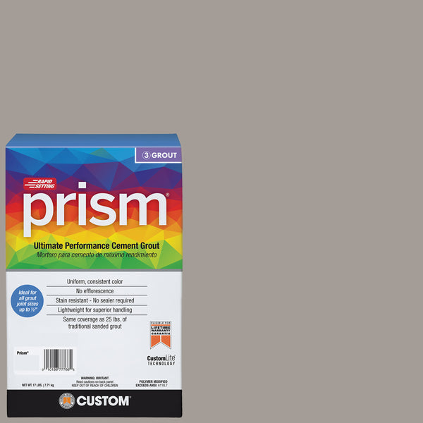 Bedrosians Custom Prism #542 Graystone 17lb. Sanded Grout | Item Code CUSPSM-542-17