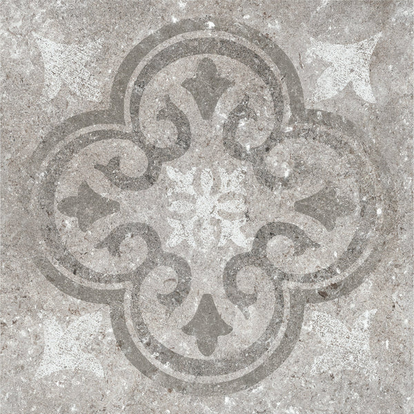 Marazzi Creativo Siena Greige, Deco B, 12X12, Matte | SKU CV471212DECO1P