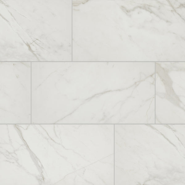 Daltile Platinum Calacatta Empire, Rectangle, 12X24, Matte | Daltile SKU CT76RCT1224MTJ1