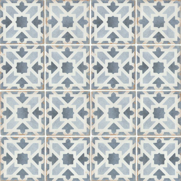 Bedrosians Casablanca 5" x 5" Matte Ceramic Tile in Gaza | Item Code DECCASGAZ55M