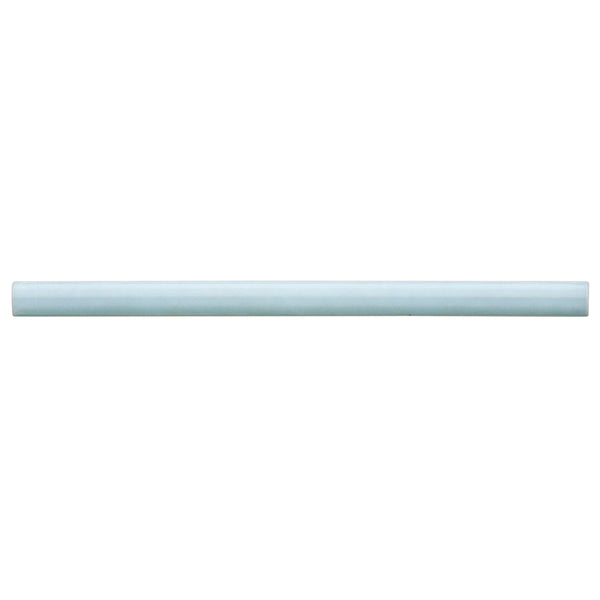 Bedrosians Cloé 0.5" x 8" Ceramic Jolly Miter Edge in Baby Blue | Item Code DECCLOBABJOLG