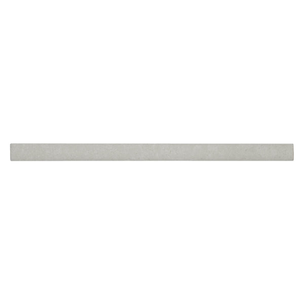 Bedrosians Makoto .5" x 8" Matte Ceramic Jolly Miter Edge Trim in Kumo Grey | Item Code DECMAKKUGJOLM