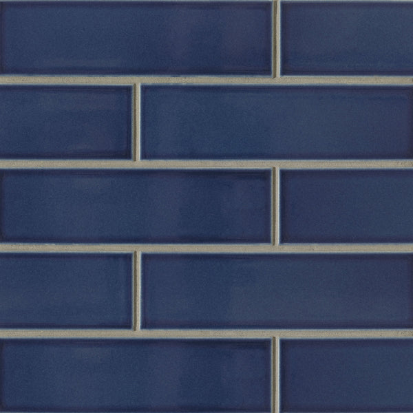Bedrosians Zenia 2.5" x 9" Porcelain Floor & Wall Tile in Tide | Item Code DECZENTID259G