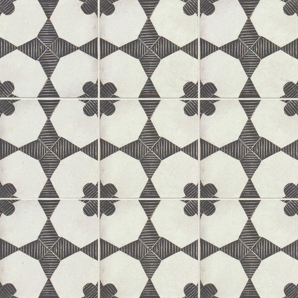 Bedrosians Enchante 8" x 8" Matte Porcelain Decorative Tile in Moderno | Item Code FIOENCMOD88DECO