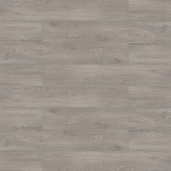 Bedrosians Titus 2.0 6"x36" Matte Porcelain Tile in Grey | Item Code FLOTITGRE636