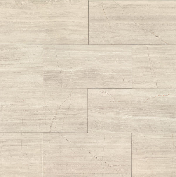 Bedrosians Ashen Grey 12" x 24" Honed Marble Tile | Item Code MRBASHGRY1224H