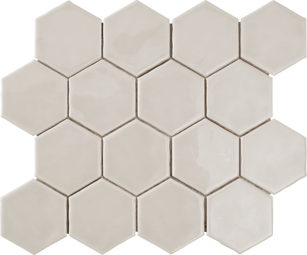 Marazzi Artistic Reflections Mist, Hexagon, 3X3, Glossy | SKU AE06HEX33GL