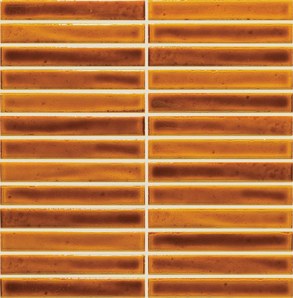 Marazzi Cotto Revival Spice Crackle, Stacked, 1X6, Glossy | SKU CV57STK16GL