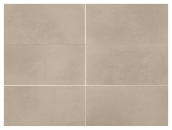 Marazzi Moroccan Concrete Taupe, Rectangle, Stepwise, 12X24, Matte | SKU MC51RCT1224XTMT