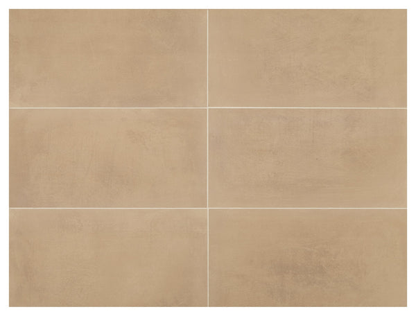 Marazzi Moroccan Concrete Ochre, Rectangle, Stepwise, 12X24, Matte | SKU MC55RCT1224XTMT