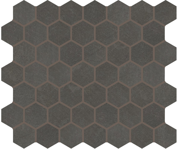 Marazzi Moroccan Concrete Charcoal, Hexagon, 1.5, Matte | SKU MC5715HEXMS1P2