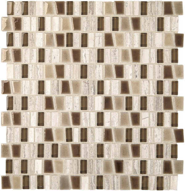 Marazzi Midpark Mosaics Sandbox, Trapezoid Random, 1, Matte | SKU MP081RANDMS1P