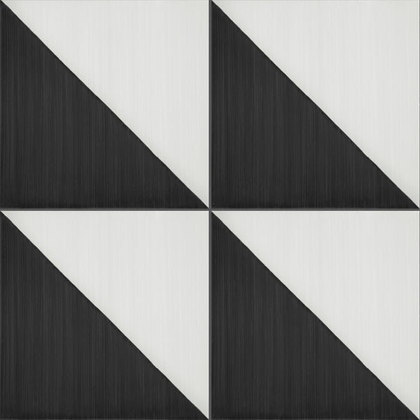 Marazzi Scenario Group 2 Nero Triangle, Square, Triangle, 8X8, Matte | SKU SR26881P