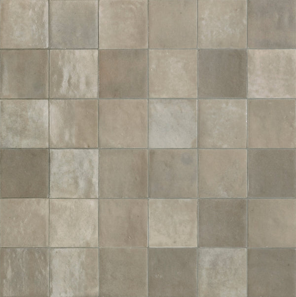 Marazzi Zellige Neo Argilla, Square, Undulated, 4X4, Glossy | SKU ZL08SQU44UND1P4