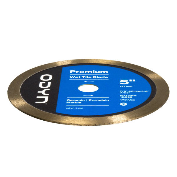 Bedrosians Odyn 5 in. Premium Wet Tile Blade | Item Code ODYBLADECR5SU