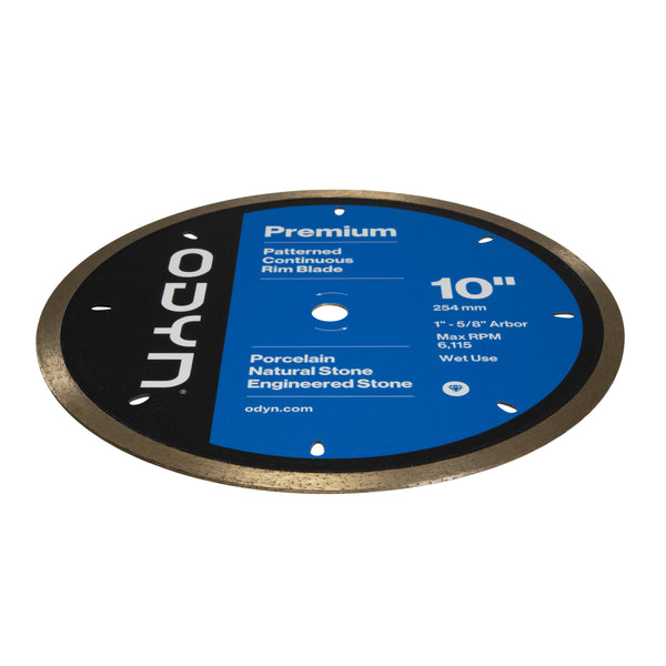 Bedrosians Odyn 10 in. Premium Pattern Continuous Rim Blade | Item Code ODYBLADECRP10SU