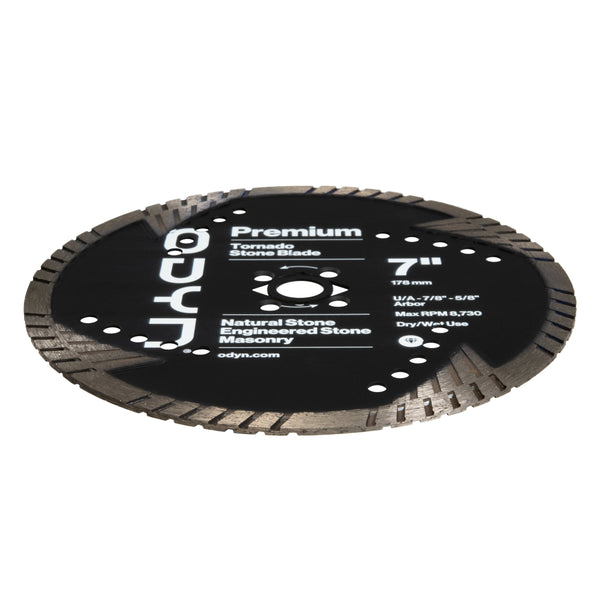 Bedrosians Odyn 7 in. Premium Tornado Stone Blade | Item Code ODYBLADETOR7SU