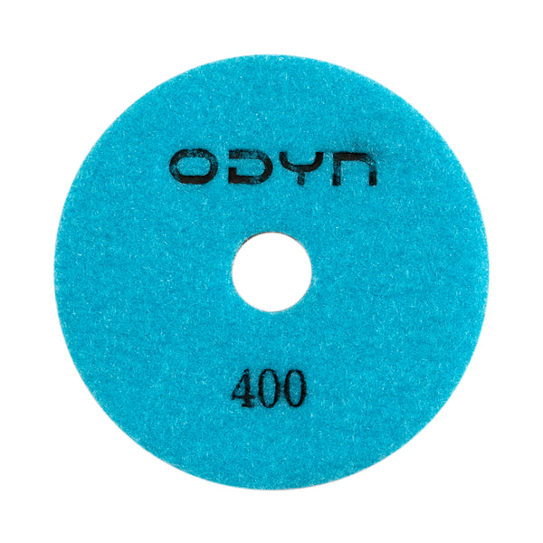 Bedrosians ODYN General Dry Polishing Pad 4" x 5/8" - 400 Grit | Item Code ODYPADDRY4-400ST