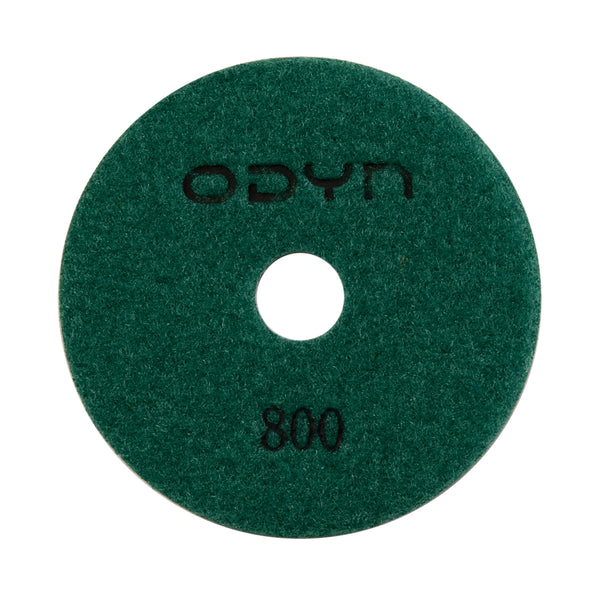 Bedrosians ODYN General Dry Polishing Pad 4" x 5/8" - 800 Grit | Item Code ODYPADDRY4-800ST