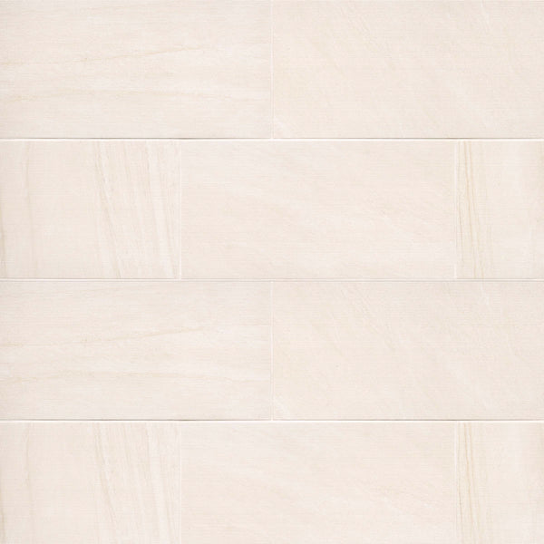 Bedrosians Purestone 12" x 24" Matte Velvet Porcelain Tile in Beige | Item Code PIEPURBE1224V